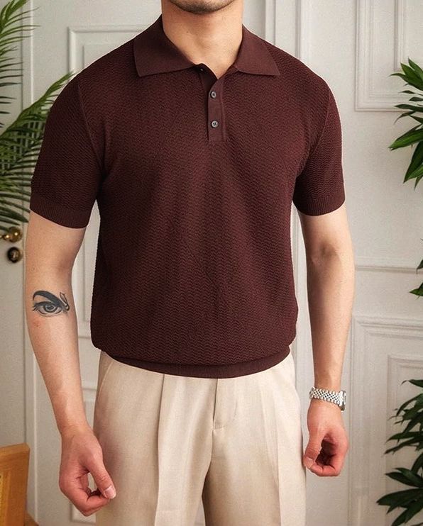 CLASSIC POLO T-SHIRTS FOR MEN- SMART CASUAL CLASSY FIT - Image 5